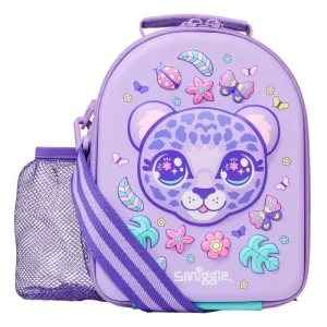 Smiggle Best Budz Hardtop Curve Lunchbox - Lilac