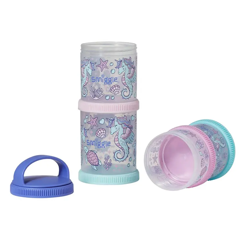 Smiggle Better Together Snack & Stack Containers