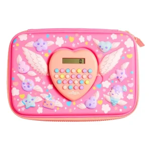 Smiggle Calculator Hardtop Pencil Case - Pink
