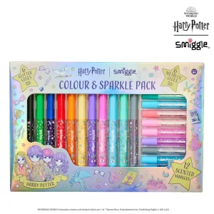 Smiggle Harry Potter Marker and Glitter Glue Pack