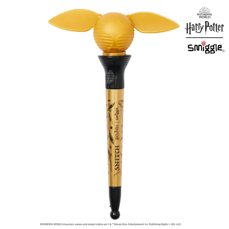 Smiggle Harry Potter Novelty Pop Pen - Gold