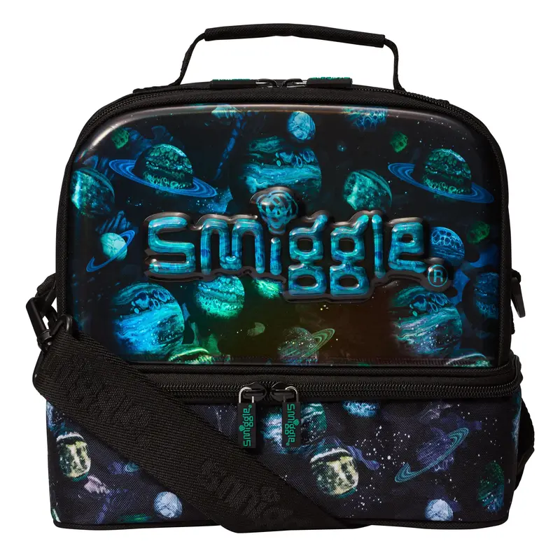 Smiggle Mirage Hardtop Lunchbox - Black