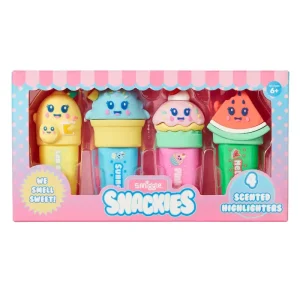 Smiggle Snackies Highlighter Pack X4