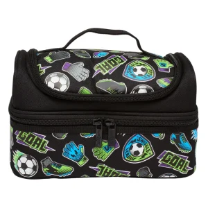 Smiggle Vibin Double Decker Lunchbox - Black