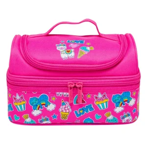Smiggle Vibin' Double Decker Lunchbox - Pink