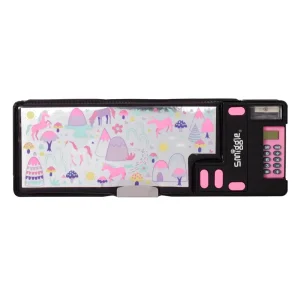 Smiggle Vibin' Pop Out Pencil Case - Black Mix