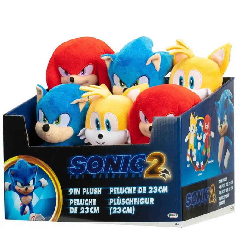 Sonic 2 Plush Toys 23cm - Assorted
