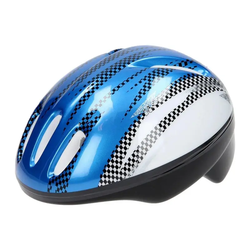 Bicycle Helmet Size 50-54 - Blue/white