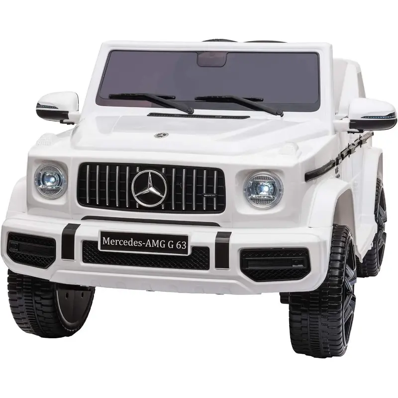 Mercedes-benz AMG G63 Battery Ride-on Car with Remote Control - White
