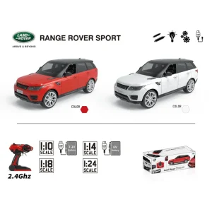 Range Rover Sport Remote Control Car with Lights 1:14 Scale - Assortment