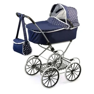 REIG Classic Deluxe Doll Stroller - Blue