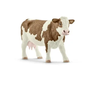 Schleich 13801 Simmental Cow Figure