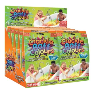 Zimpli Kids Crackle Baff Colours 6 Pack - 60g