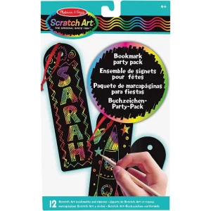 Melissa & Doug Bookmark Scratch Art Party Pack